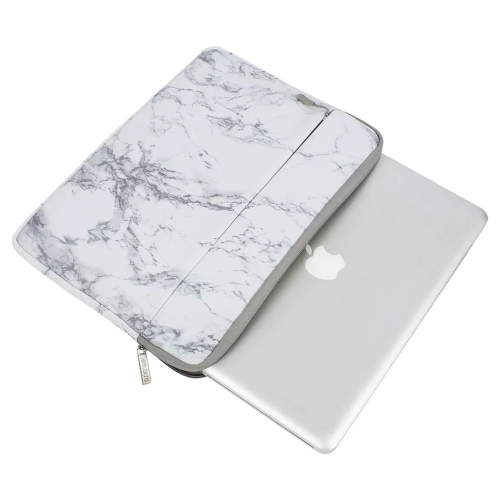 Marble-design computer case